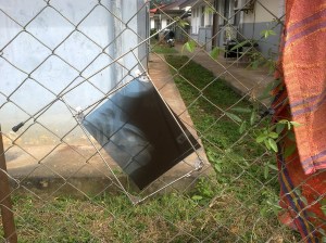 Drying X-rays on the fence